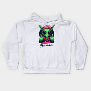 Hello Human Kids Hoodie